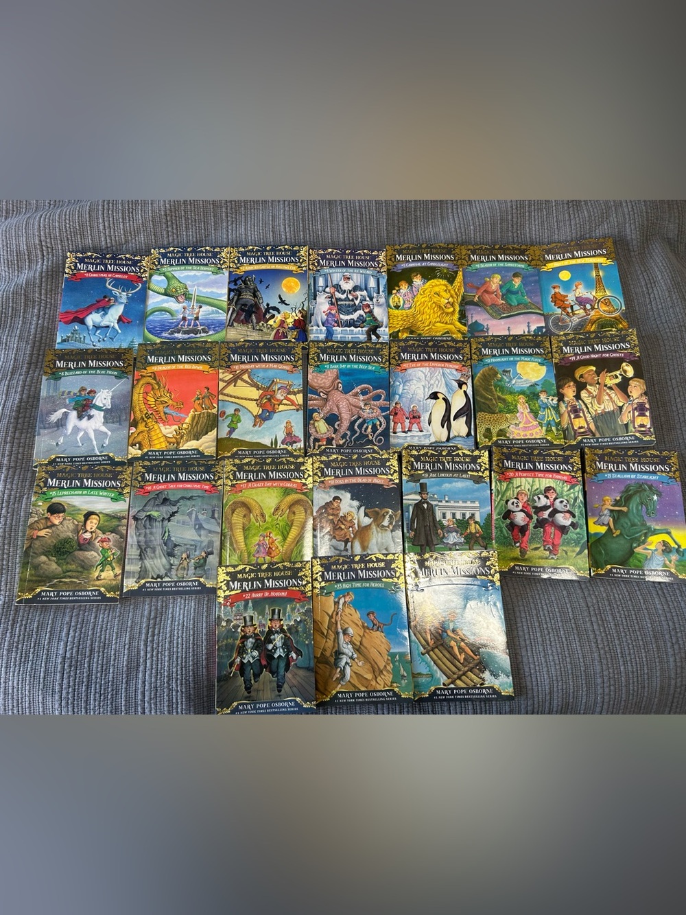 Rare Magic Tree House Merlin Missions Book Lot | 24 Books | Mary Pope Osborne (2